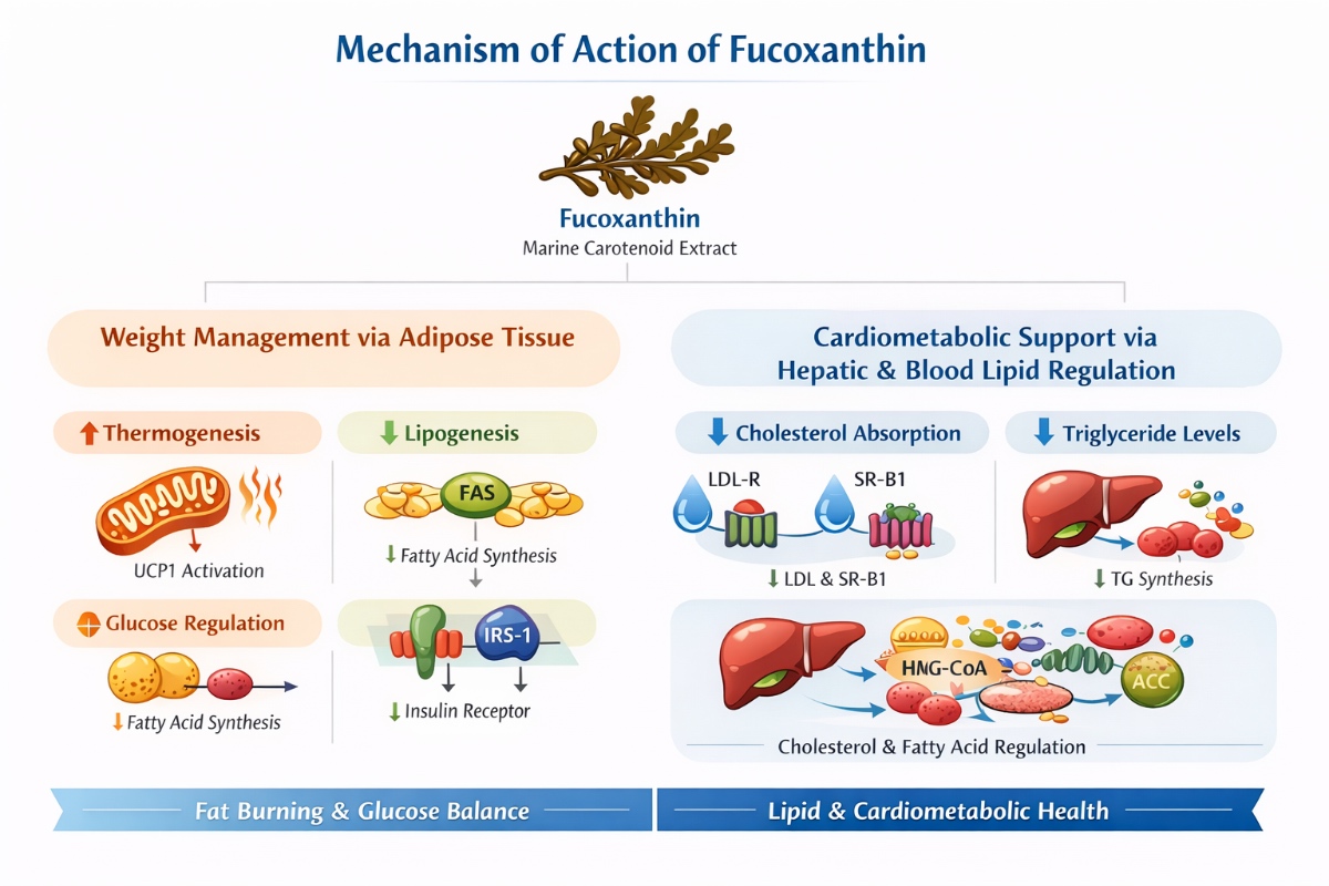 Fucoxanthin Mechanism